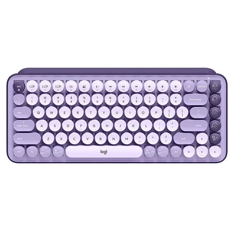 LOGITECH - Teclado Mecánico Logitech POP Keys Wireless-Púrpura