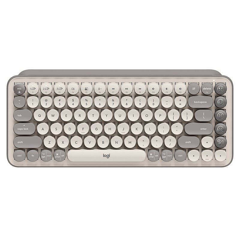 LOGITECH - Teclado Mecánico Logitech POP Keys Wireless-gris