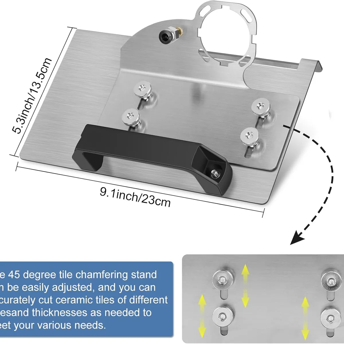 KUANGYE - Guía De Corte Biselado Angulo 45° Porcelanato Azulejos