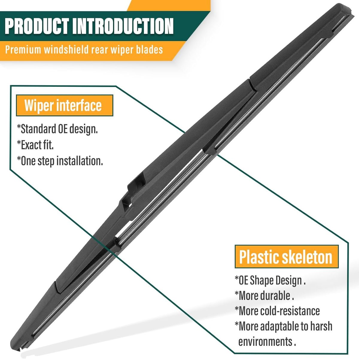 KUANGYE - Set Plumillas Limpiaparabrisas Para Subaru Forester Sk 19-23