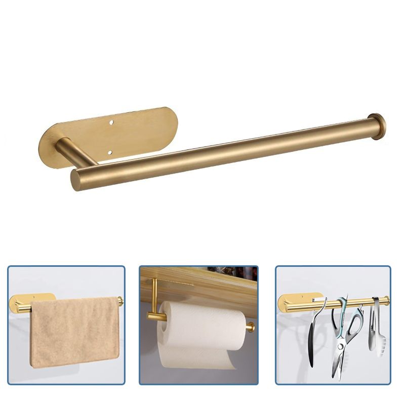GENERICO - Portarrollos De Papel De Acero Inoxidable Para Cocina Baño-Dorado 