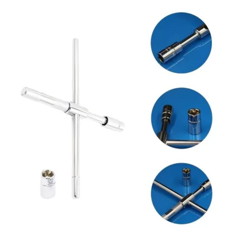 LISM - Llave De Rueda Con Barrote Universal Llantas 17 19 21 23 Mm