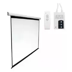 MALIK - Telon Mural Eléctrico 2.40x2.40 para Led Benq LH820ST