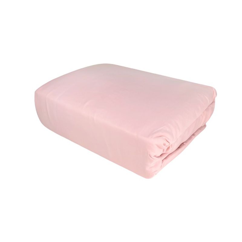 ZAHR - Juego de Sábanas Marina Lisa Rosa Pastel