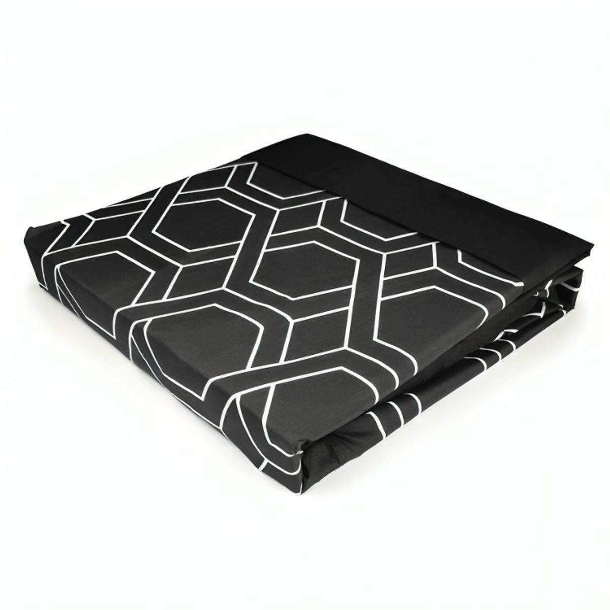 DORAL - Sábanas Aterciopelada Composé King Trenza Negro