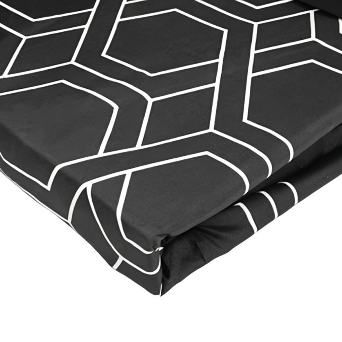 DORAL - Sábanas Aterciopelada Composé King Trenza Negro