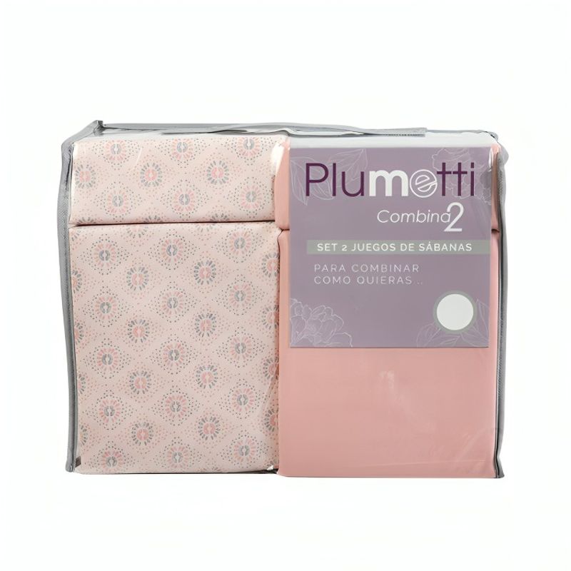 MASHINI - Set 2 Sábanas  Plumetti  Acra