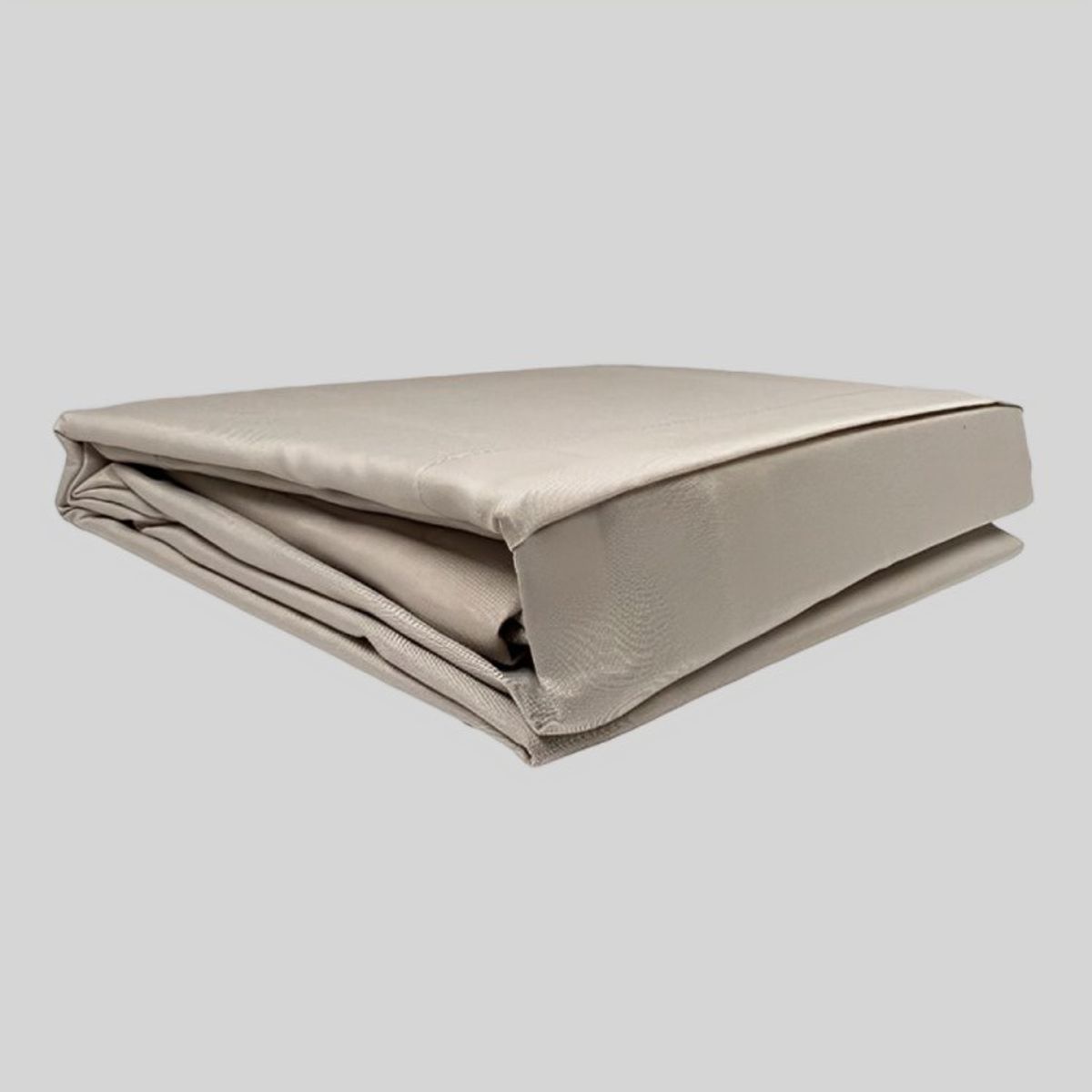 ZAHR - Juego de Sábanas Marina Lisa Gris Claro