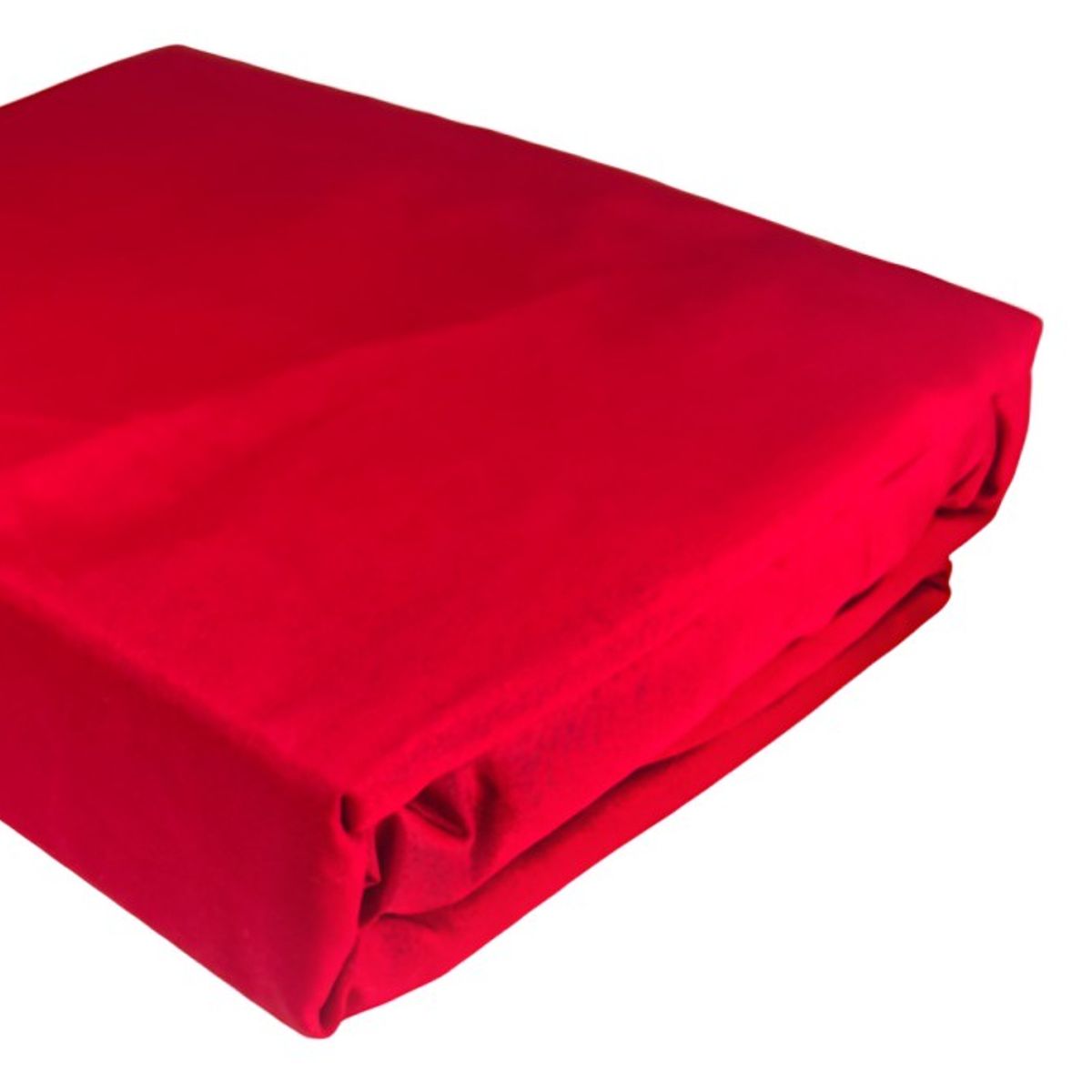 ZAHR - Juego de Sábanas Marina Lisa  Rojo