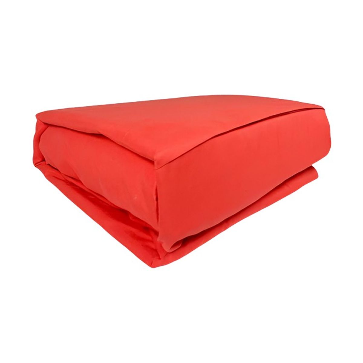 ZAHR - Juego de Sábanas Marina Lisa  Rojo