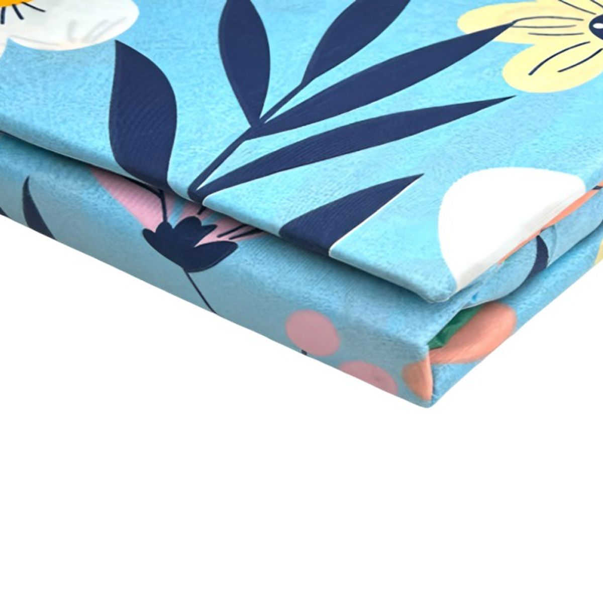 DORAL - Sábanas Micro Piel Durazno Flor Multicolor