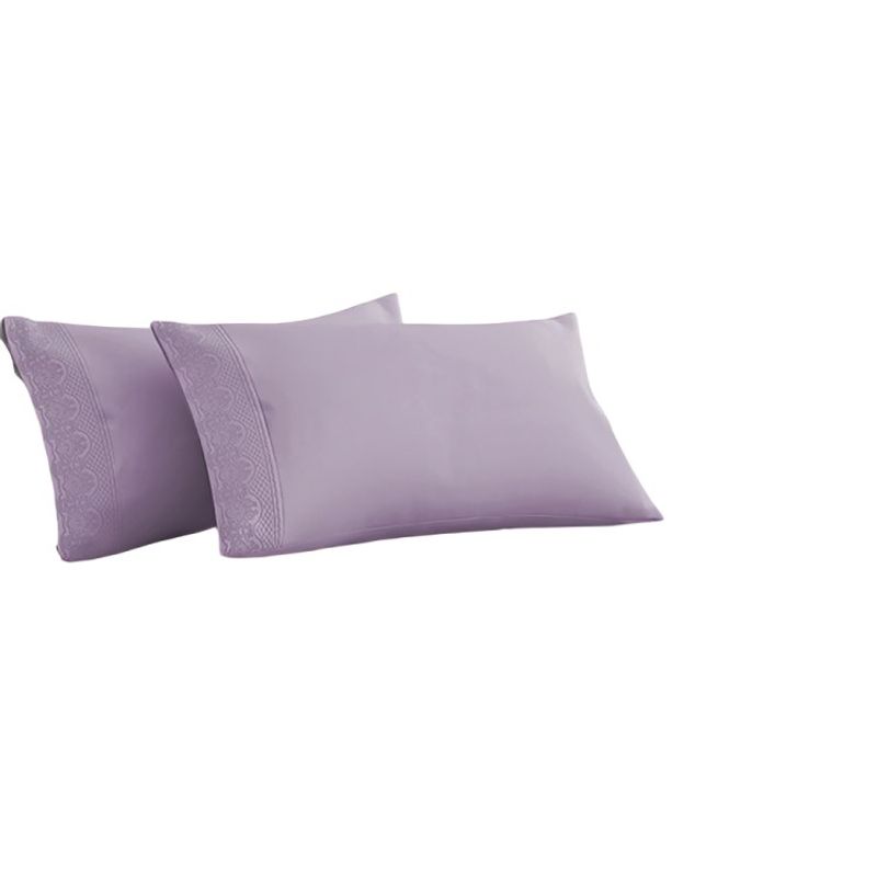 DORAL - Sábanas Microfibra Broderie Santorini  Lila