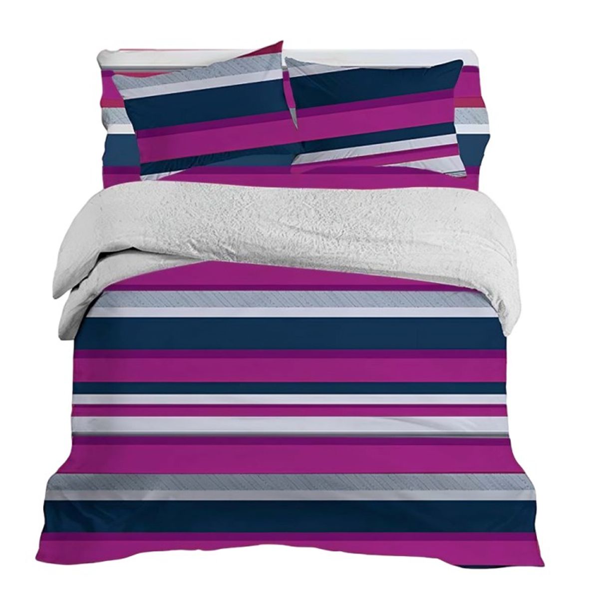 DORAL - Plumón Sherpa + Sábana Microfibra de Moradas