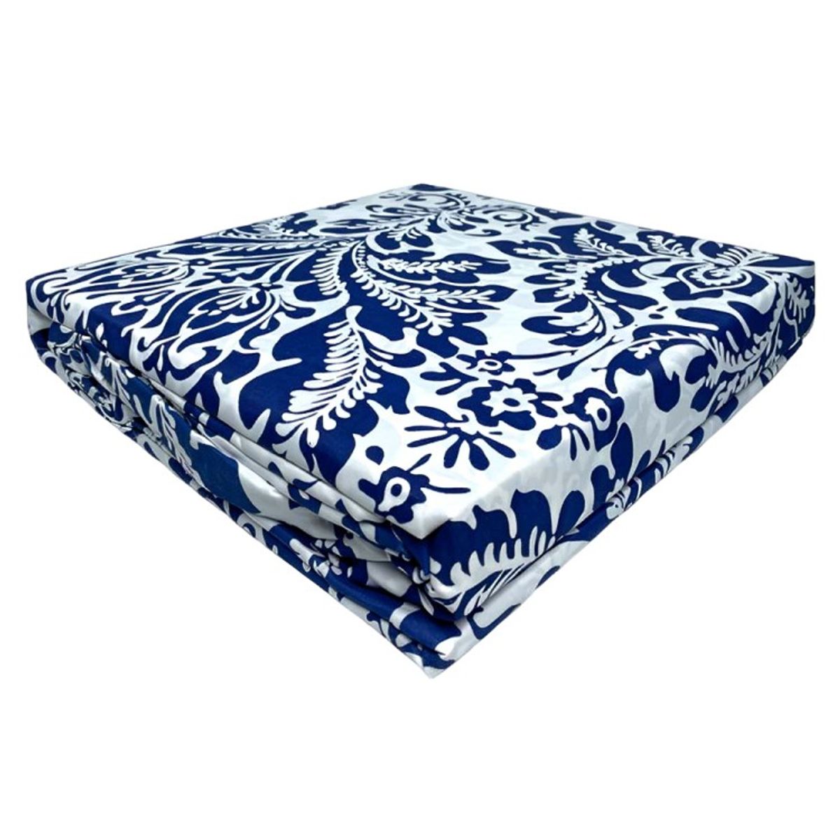 DORAL - Sábanas Micro Piel Durazno Floral Azul