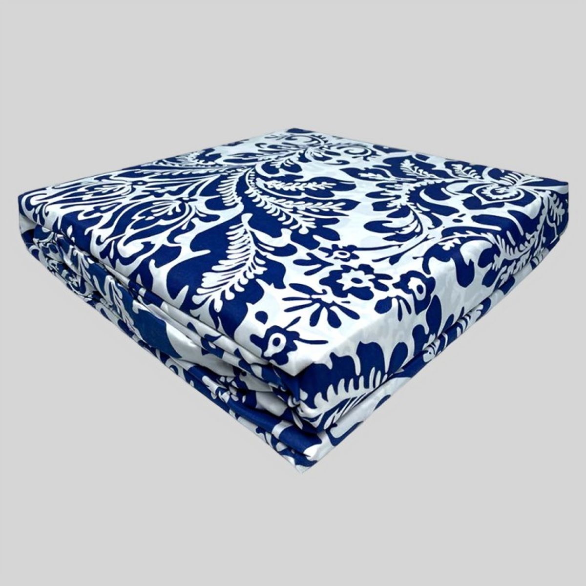 DORAL - Sábanas Micro Piel Durazno Floral Azul