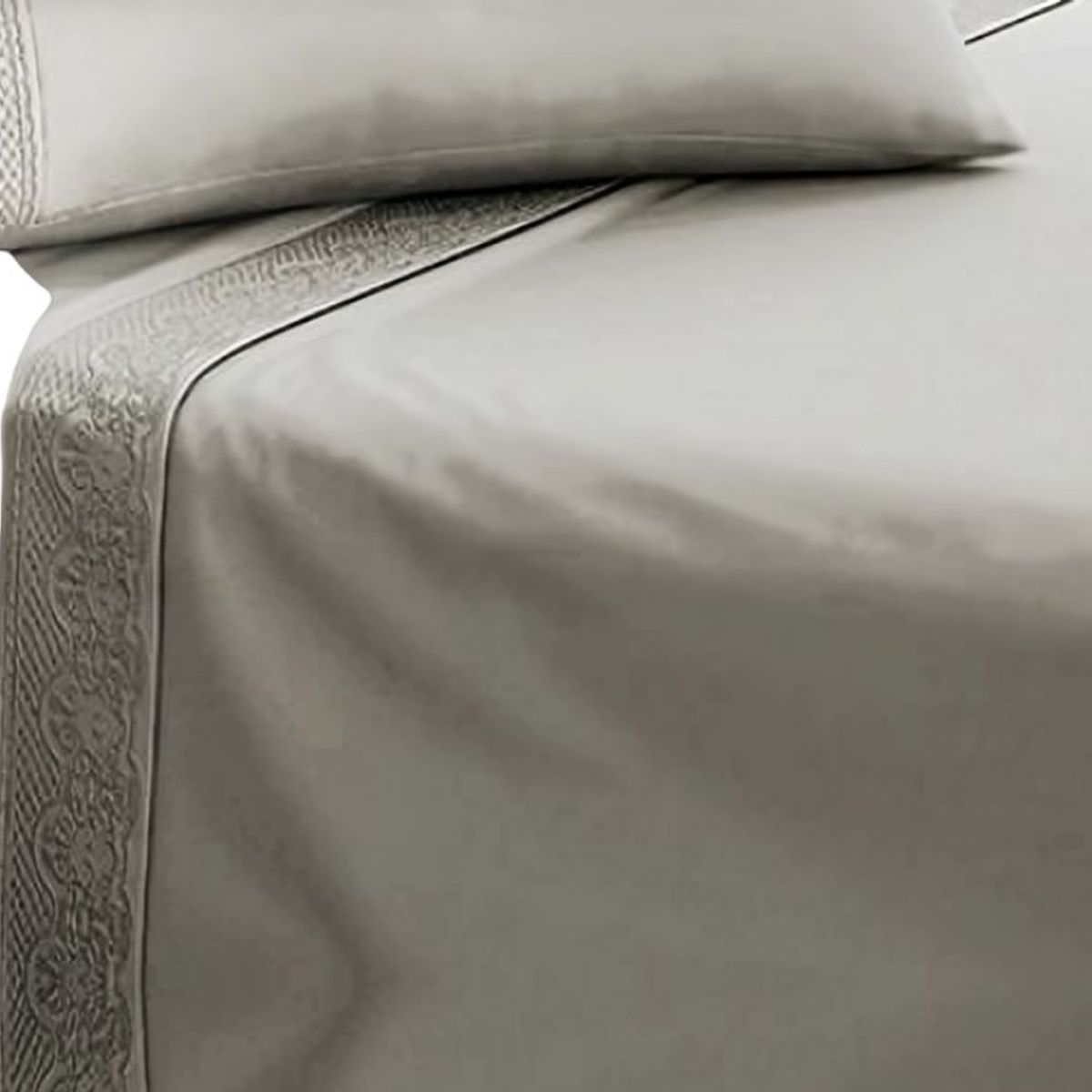 DORAL - Sábanas Microfibra Broderie Santorini  Beige