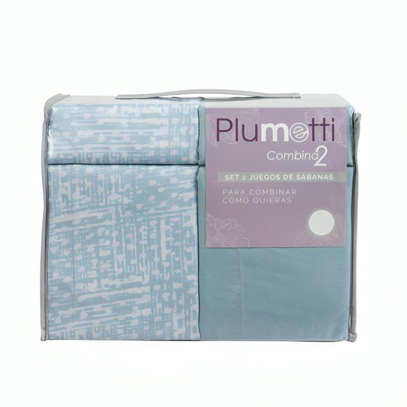 MASHINI - Set 2 Sábanas Plumetti  Kigali