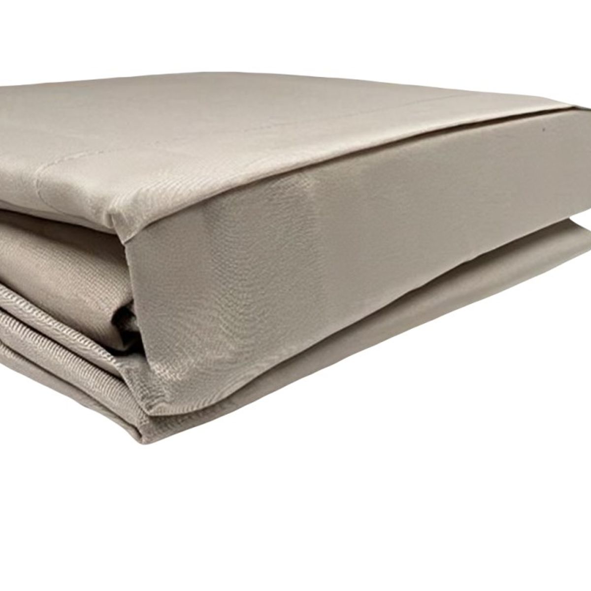 ZAHR - Juego de Sábanas Marina Lisa Gris Claro