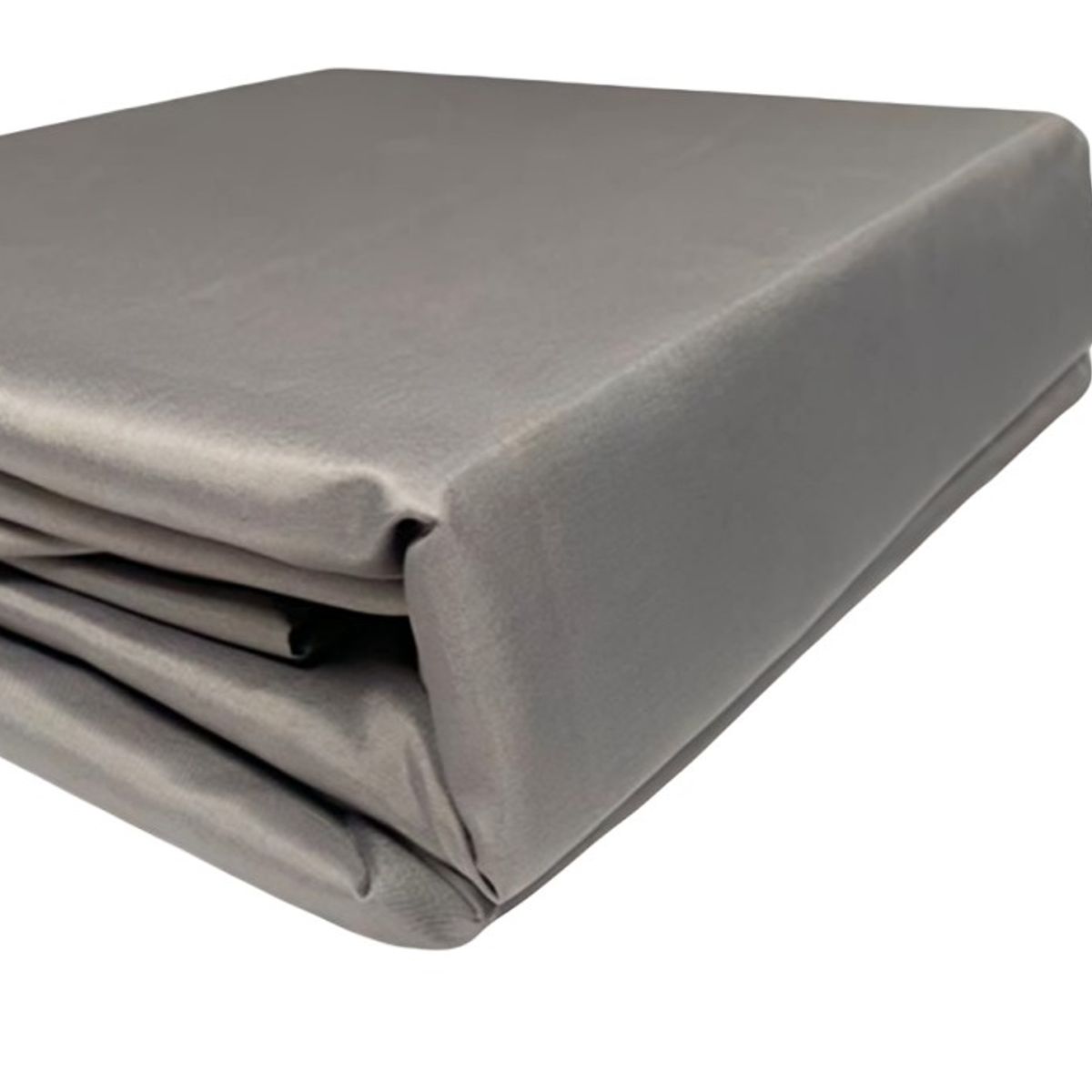ZAHR - Juego de Sábanas Marina Lisa  Gris Oscuro
