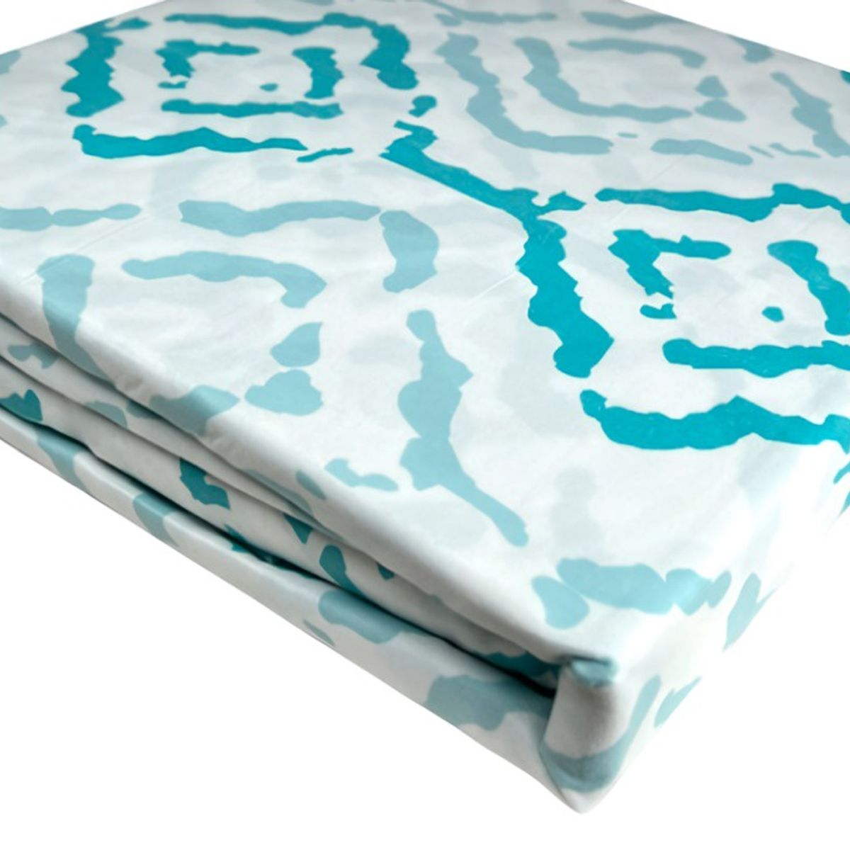 DORAL - Sábanas Micro Piel Durazno  Siluetas Verde Petróleo Dormitorio