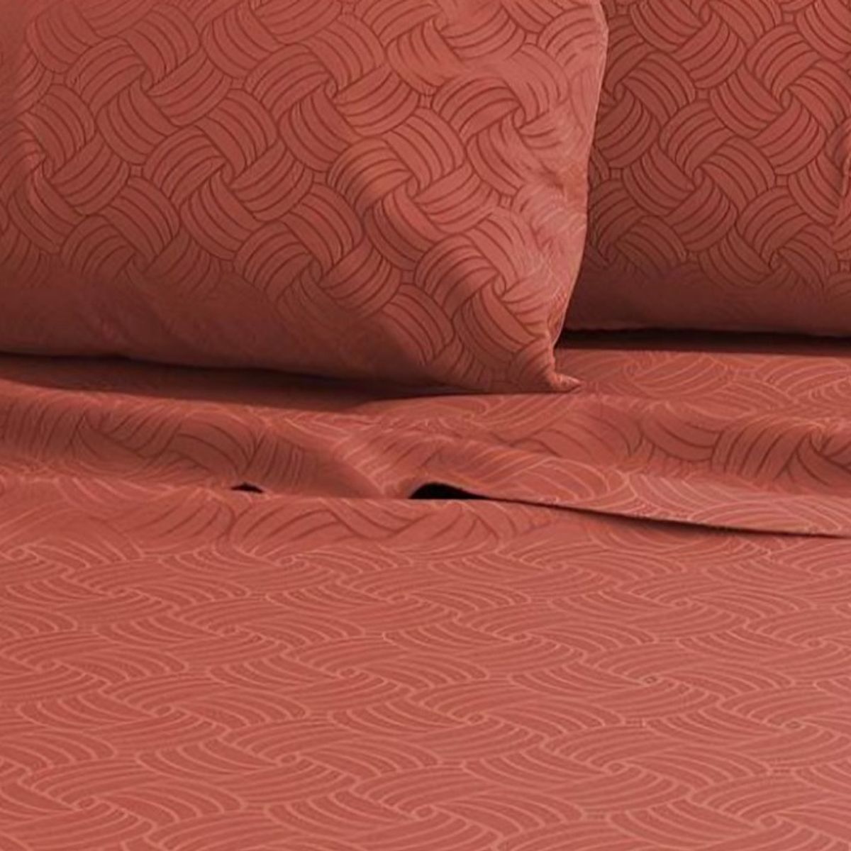 DORAL - Doral Juego de Sábanas Embossed Terracota