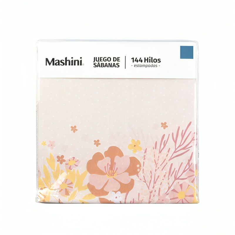 MASHINI - Juego de Sábanas Estampada 144 Hilos  Caimán
