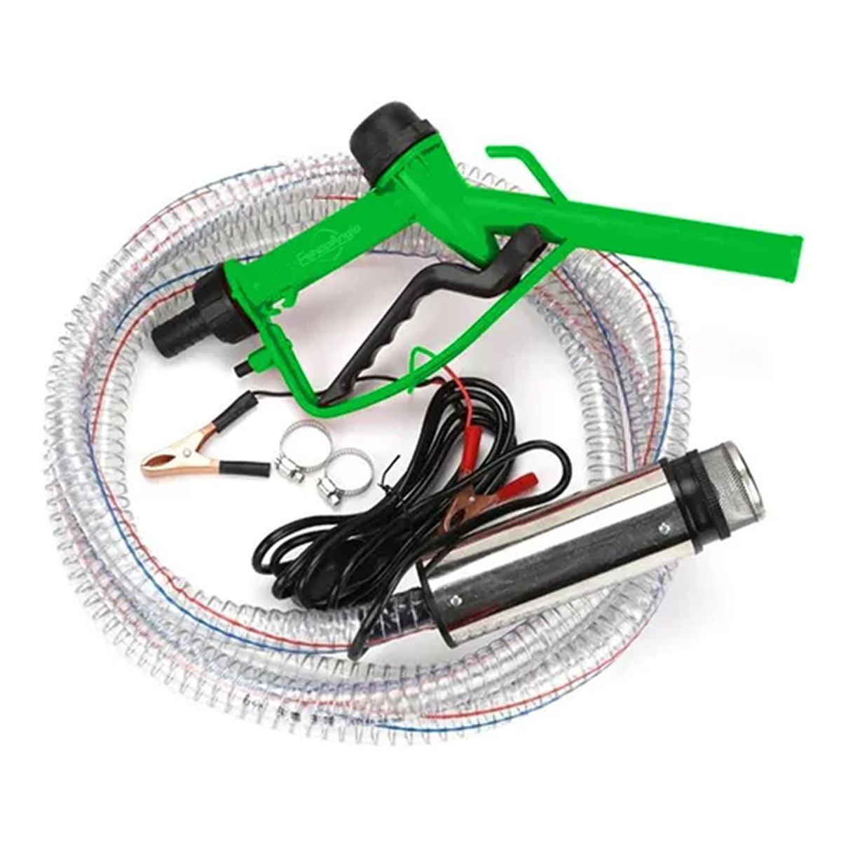 ESHOPANGIE - Kit Bomba Trasvasije Diesel Parafina 12v Manguera Pistola