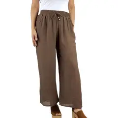 MPROPIA - Pantalón Palazzo Ancho, Tela Liviana Verano. 462