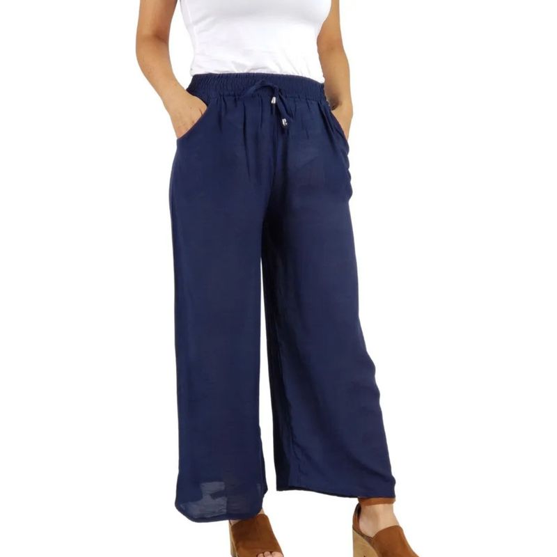 MPROPIA - Pantalón Palazzo Ancho, Tela Liviana Verano. 462