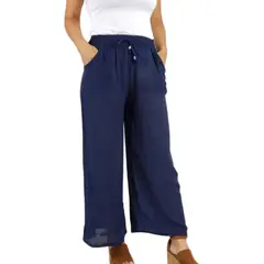 MPROPIA - Pantalón Palazzo Ancho, Tela Liviana Verano. 462