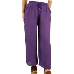 MPROPIA - Pantalón Palazzo Ancho, Tela Liviana Verano. 462