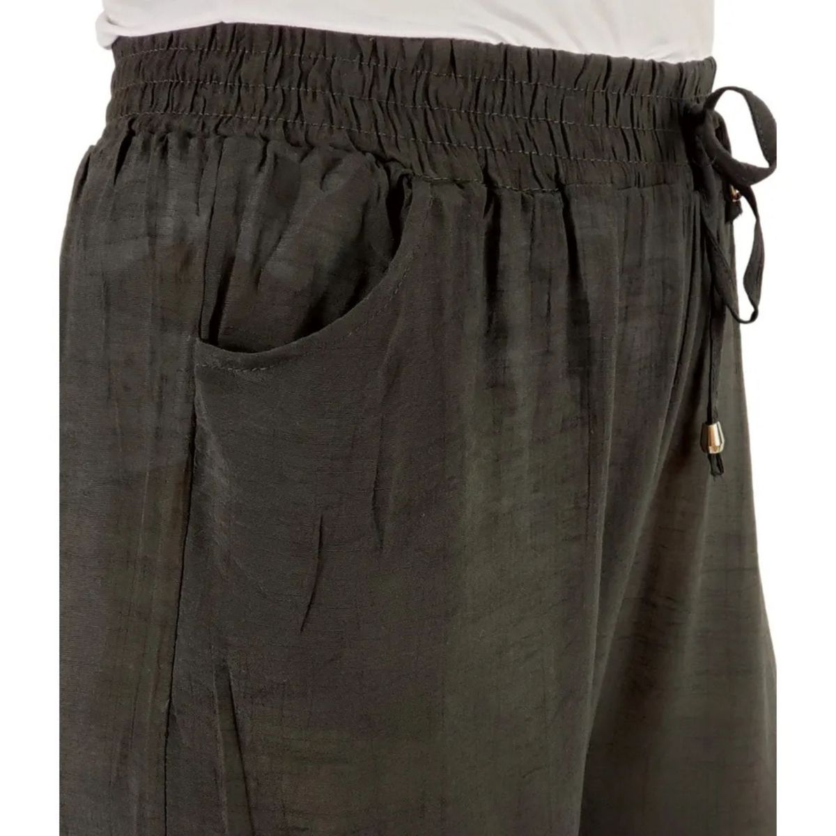 LOOK SHOP - Pantalón Palazzo Ancho, Tela Liviana Verano. 462