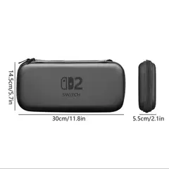 GENERICO - Funda Estuche de Almacenamiento Nintendo Switch 2 Negro