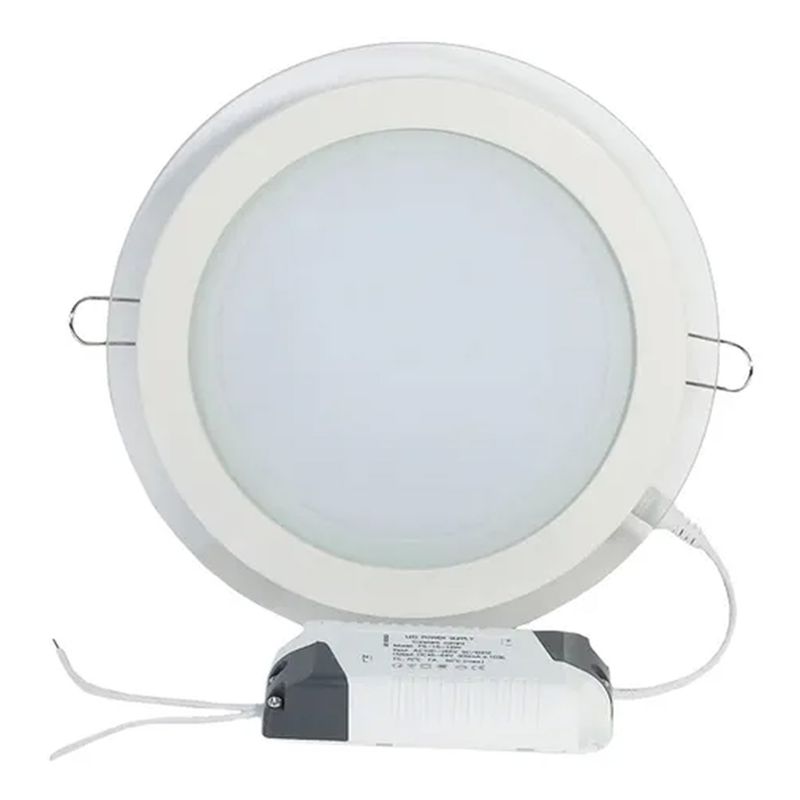ESHOPANGIE - Foco Redondo Panel Led 18w Embutido Luz Fría