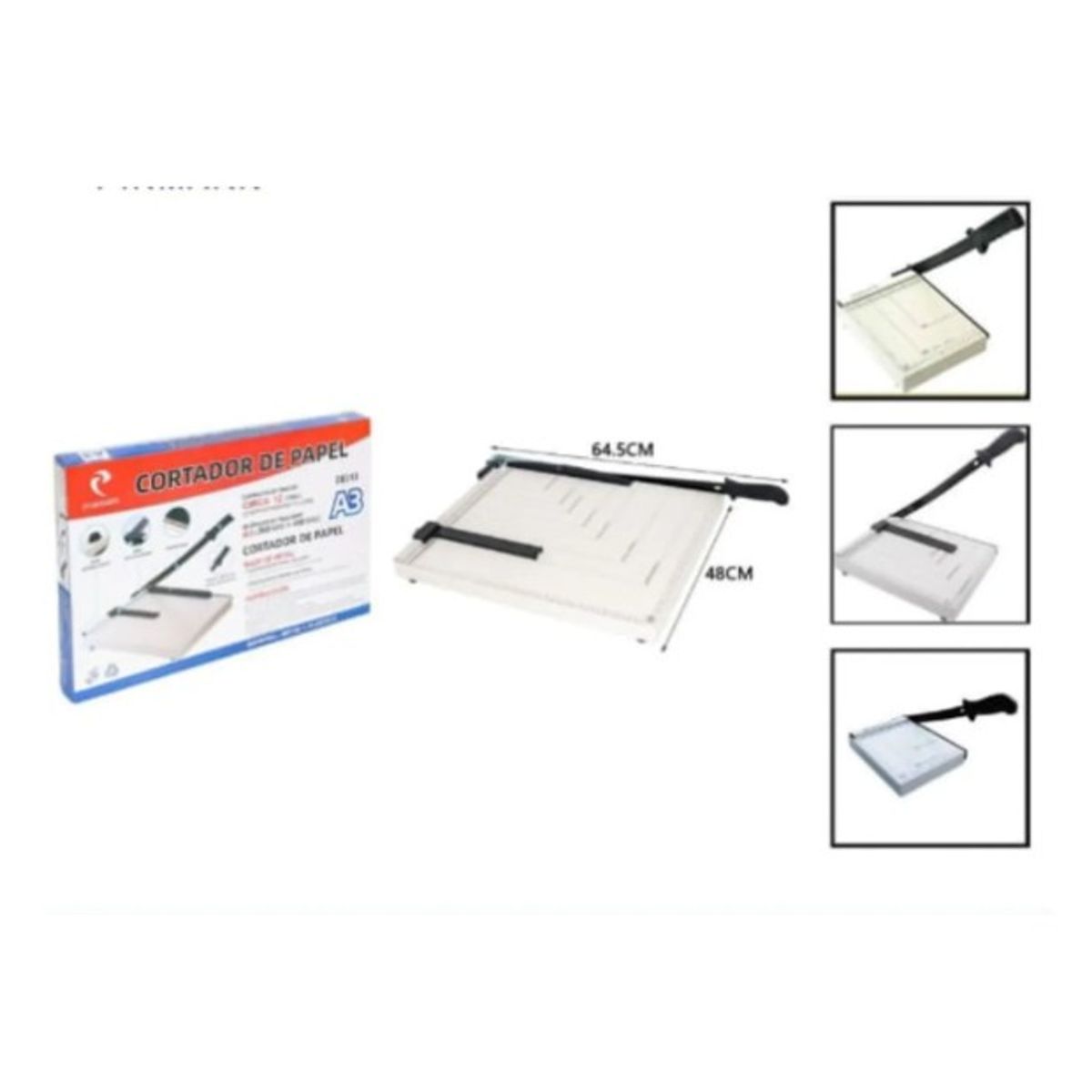 GENERICO - Guillotina Cortadora De Papel A3 645x48Cm