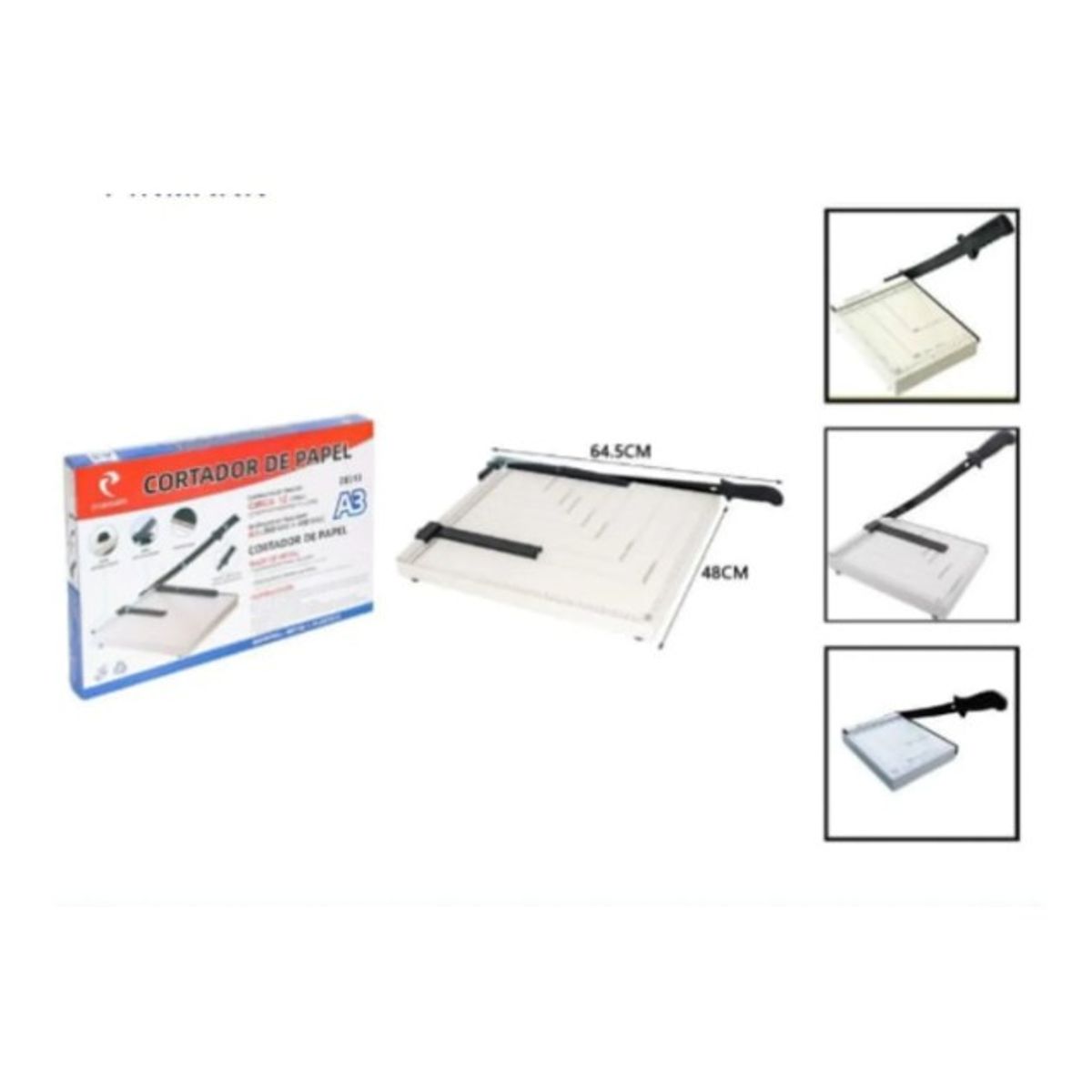GENERICO - Guillotina Cortadora De Papel A3 645x48Cm