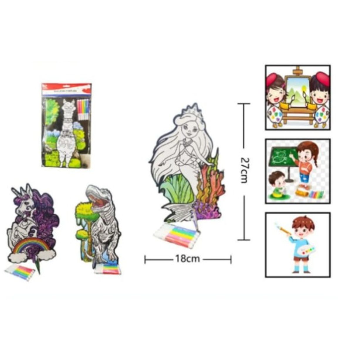 GENERICO - Libro De Colores Para Colorear 27x28 Cm