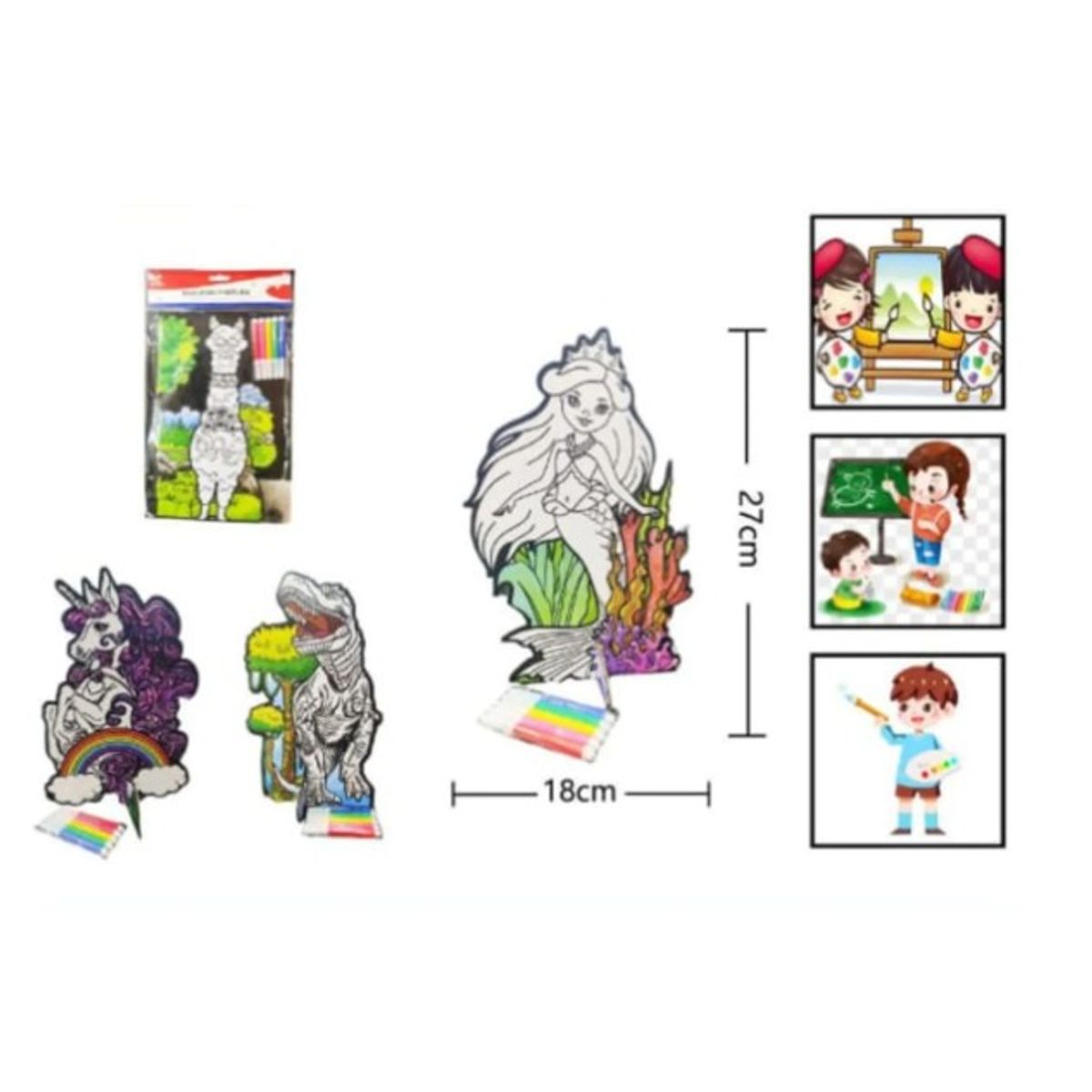 GENERICO - Libro De Colores Para Colorear 27x28 Cm