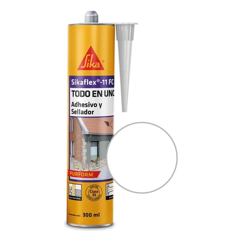 SIKA - SikafleX-11FC Purform Adhesivo Sellante Multiuso 300ml Blanco