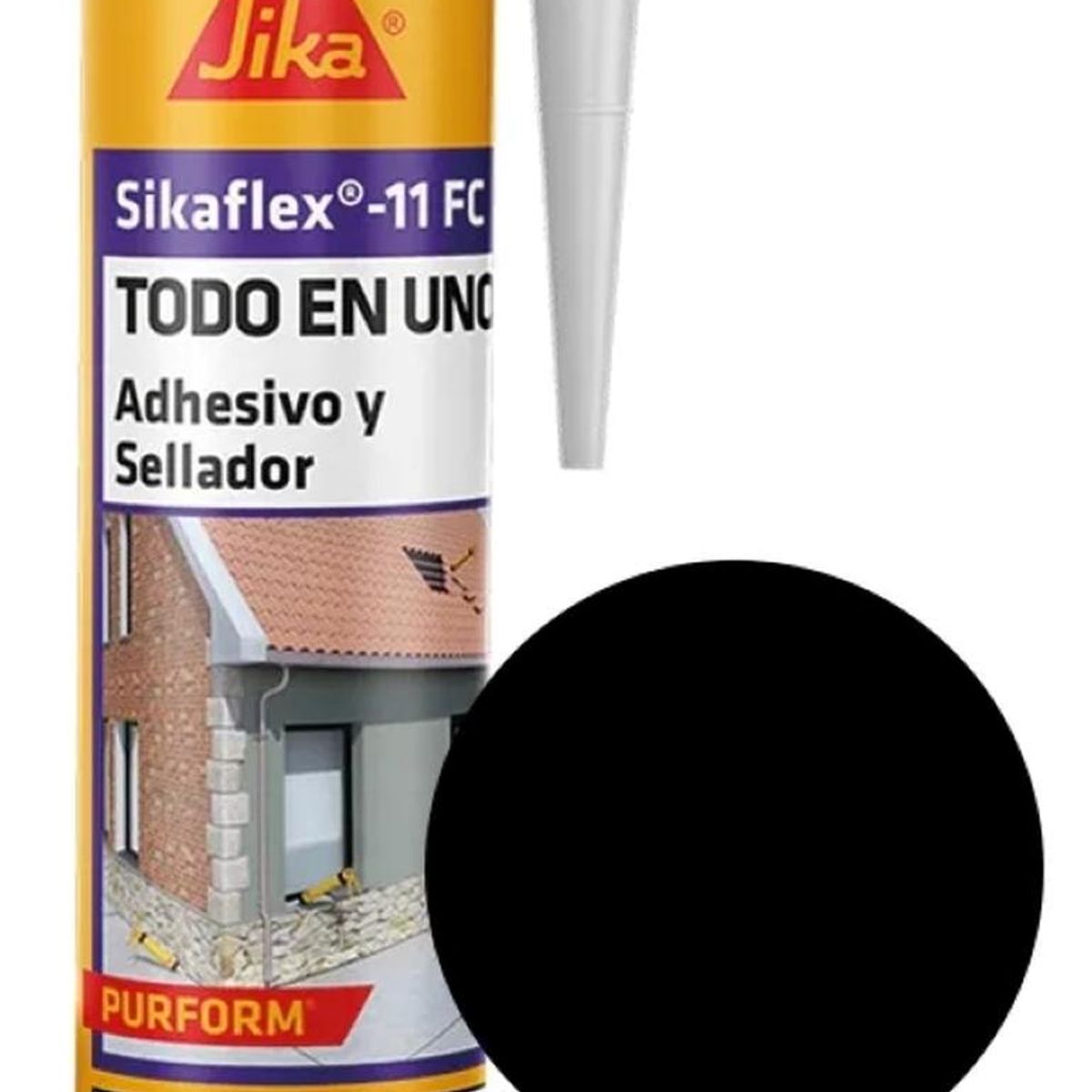 SIKA - SikafleX-11FC Purform Adhesivo Sellante Multiuso 300ml Negro
