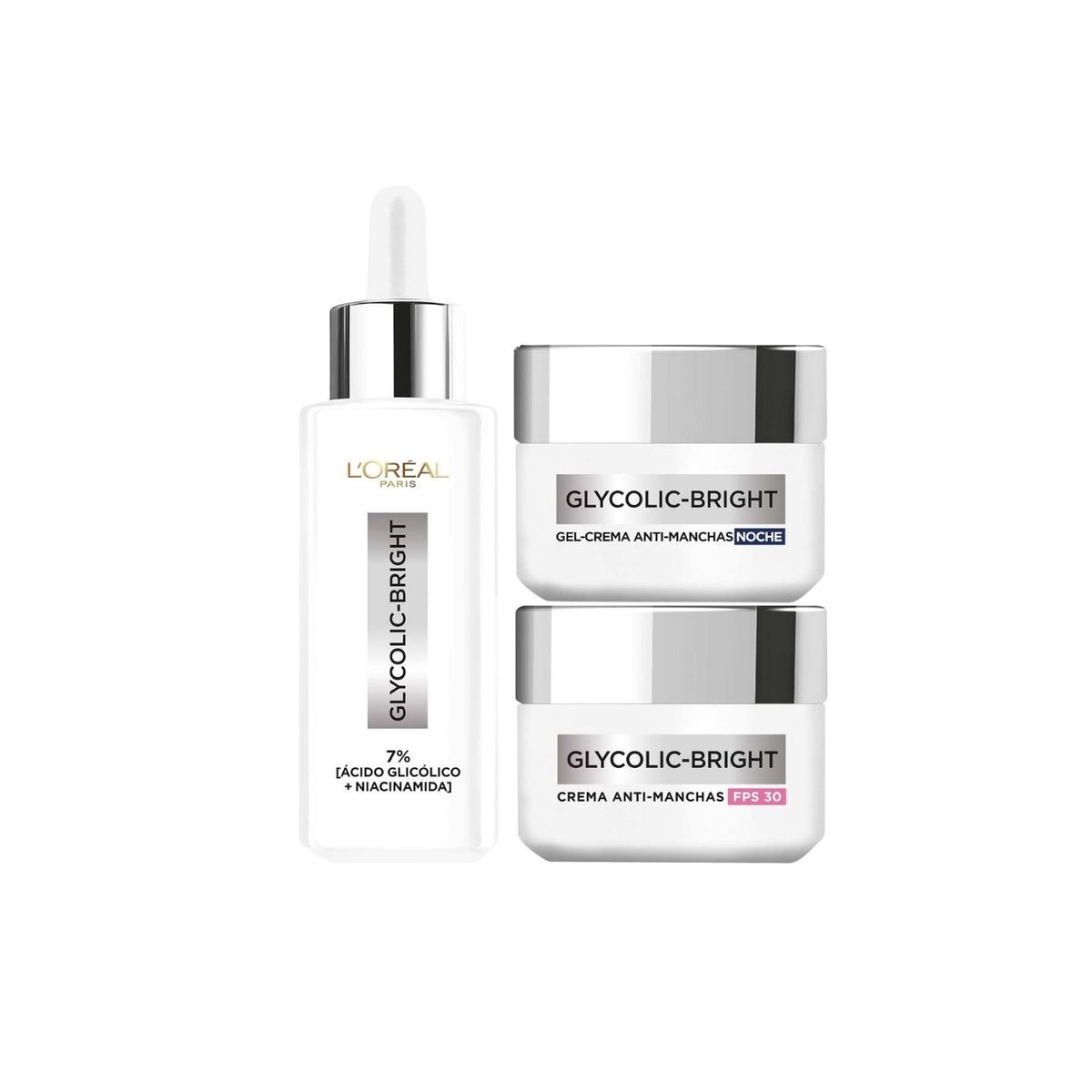 LOREAL PARIS - Rutina Diaria Anti Manchas Glycolic + Uv Defender