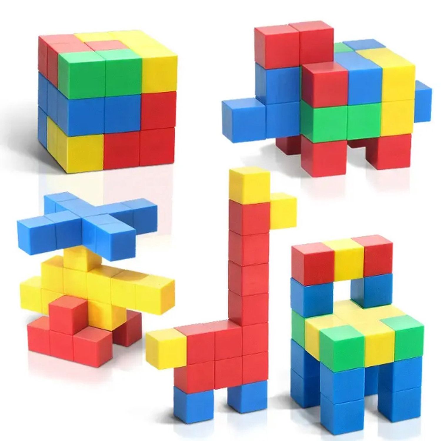 Armar Imantado Lego Imantado Cubos Magneticos X 96 Pcs Bloques De