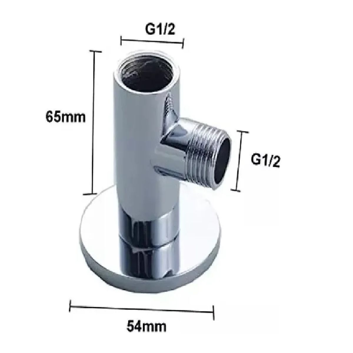 TAUMM - Plato Ducha Cuadrado + Brazo Para Flexible + Flexible 1.85 M