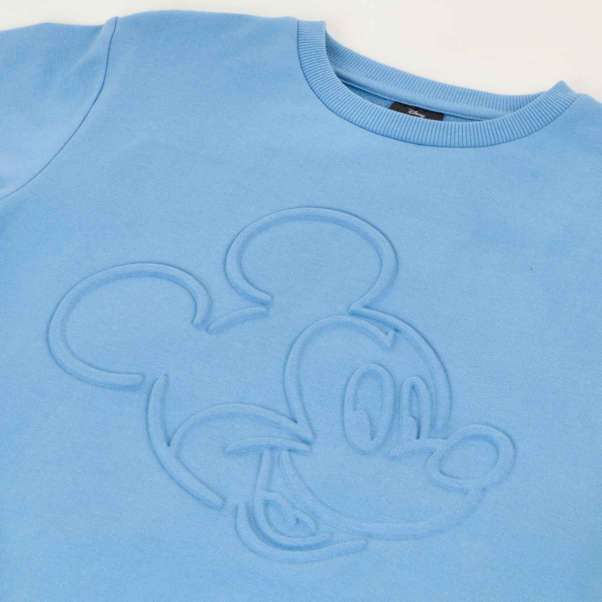 DISNEY - Poleron Cerrado Niño Mickey Relieve Emboss Azul Disney