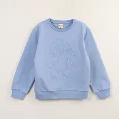DISNEY - Poleron Cerrado Niña Lilo & Stitch Relieve Morado