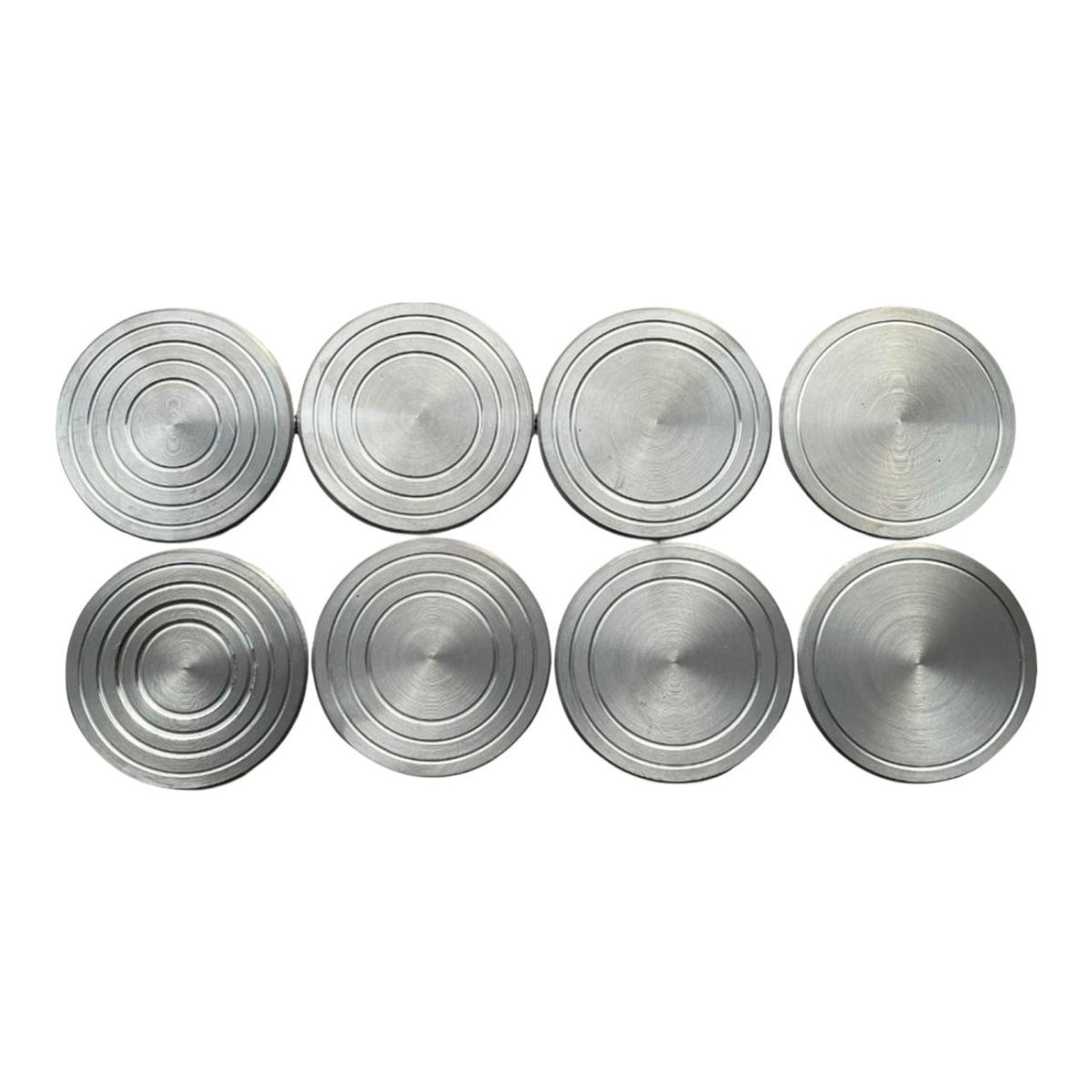 GENERICO - 8 Tejos Para Rayuela Con Agarre 4 Pares 350gr Cu