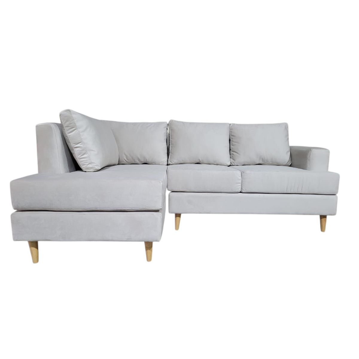 GENERICO - L Belen Derecho 140X210,  Felpa beige