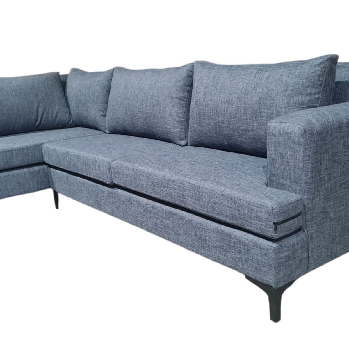 GENERICO - L Belen Derecho 140X210,  Lino Gris