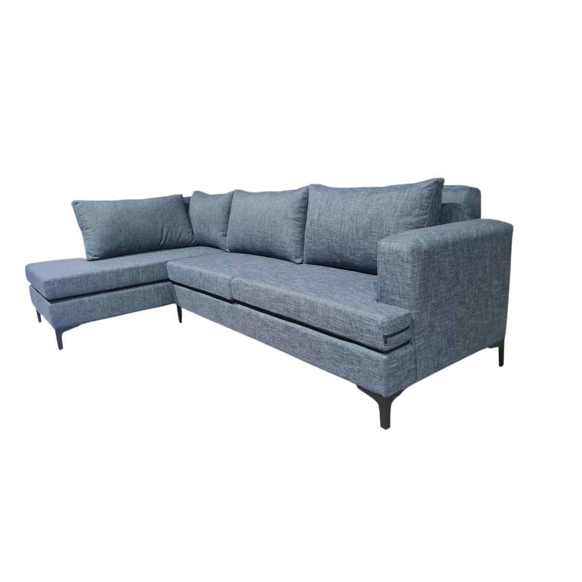 GENERICO - L Belen Derecho 140X210,  Lino Gris