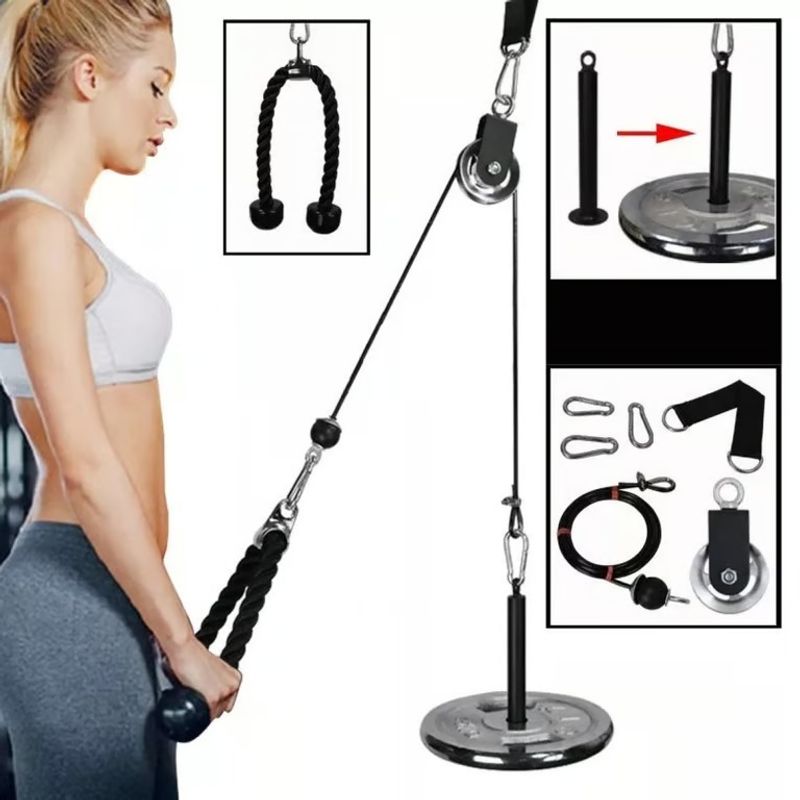 GENERICO - Sistema De Poleas Para Entrenamiento De Bíceps Tríceps Etc